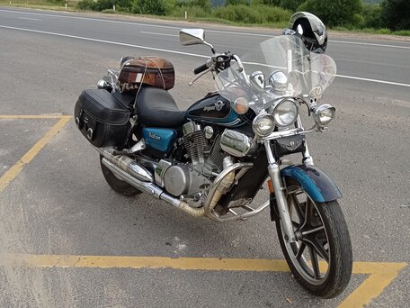 1994 Kawasaki VN1500 Vulcan, синий, 390000 рублей, вид 3
