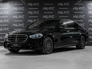 2024 Mercedes-Benz S-Класс 500 Long 4MATIC VII (W223), чёрный, 24351779 рублей, вид 1