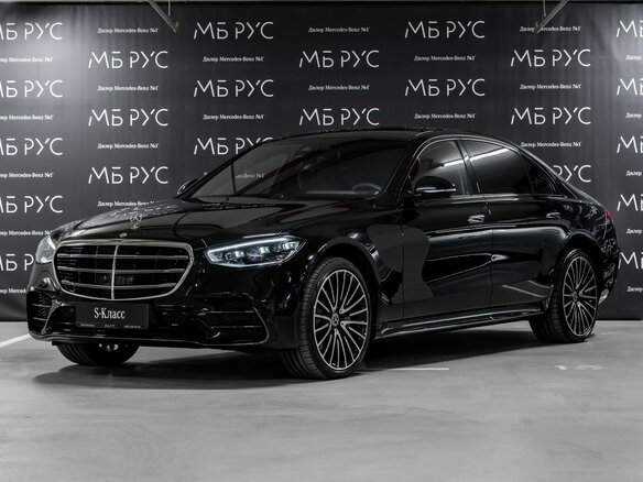2024 Mercedes-Benz S-Класс 500 Long 4MATIC VII (W223), чёрный, 24351779 рублей