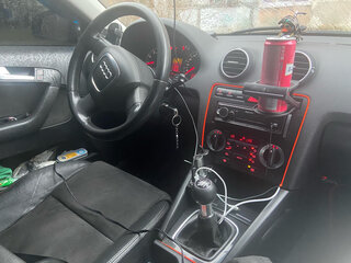 2006 Audi A3 II (8P) Рестайлинг 1, чёрный, 700000 рублей, вид 3