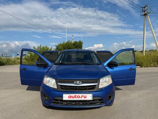 2018 Lada (ВАЗ) Granta I Рестайлинг, синий, 449999 рублей, вид 4