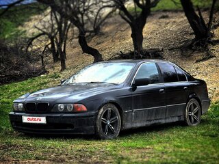2000 BMW 5 серии 523i IV (E39), чёрный, 600000 рублей, вид 1