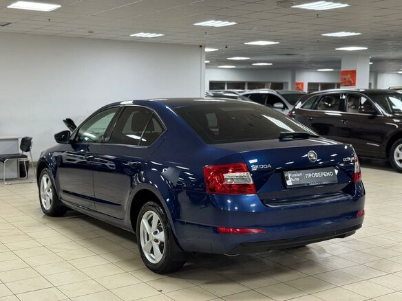 2014 Skoda Octavia III (A7), синий, 825000 рублей - вид 5