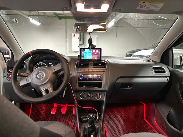 2014 Volkswagen Polo V, белый - вид 9