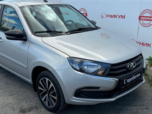 2021 Lada (ВАЗ) Granta I Рестайлинг, серый, 679000 рублей - вид 8