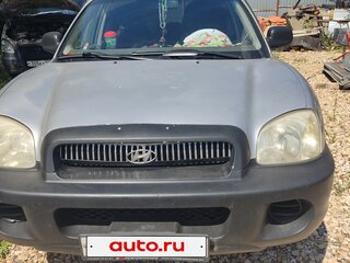 2002 Hyundai Santa Fe I, серебристый, 520000 рублей, вид 2