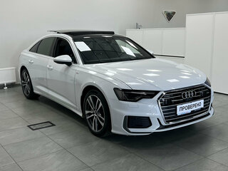 2021 Audi A6 45 TFSI V (C8), белый, 4080000 рублей, вид 3