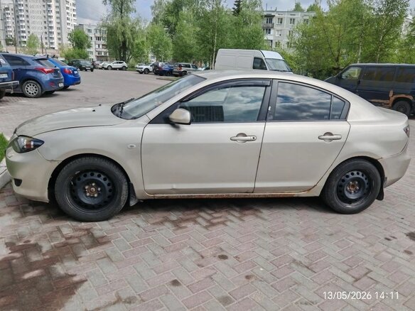 2005 Mazda 3 I (BK), серебристый, 300000 рублей - вид 2