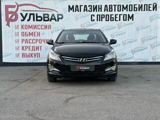 2015 Hyundai Solaris I Рестайлинг, чёрный, 990000 рублей, вид 5