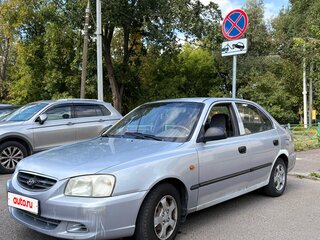 2008 Hyundai Accent ТагАЗ II, серебристый, 255000 рублей, вид 1
