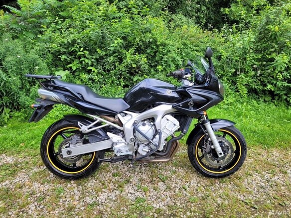 2006 Yamaha FZS600 Fazer, чёрный, 390000 рублей - вид 1