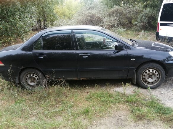 2007 Mitsubishi Lancer IX Рестайлинг, чёрный - вид 1