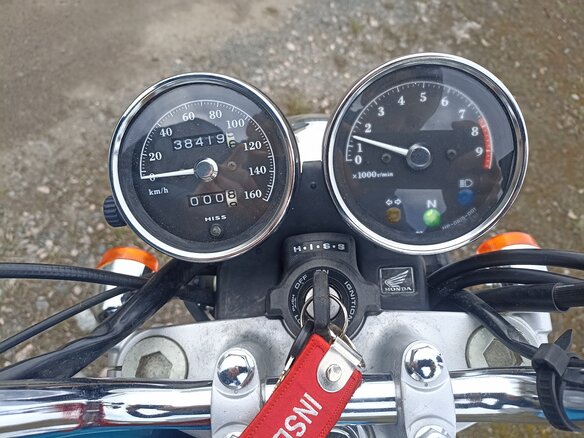 2005 Honda CB 400SS, зелёный, 270000 рублей - вид 4