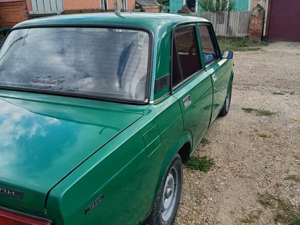 2005 Lada (ВАЗ) 2107, зелёный, 135000 рублей - вид 7
