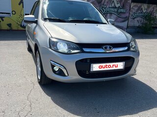 2014 Lada (ВАЗ) Kalina II, серебристый, 555000 рублей, вид 3