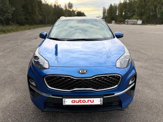 2021 Kia Sportage IV Рестайлинг, синий, 1990000 рублей, вид 4