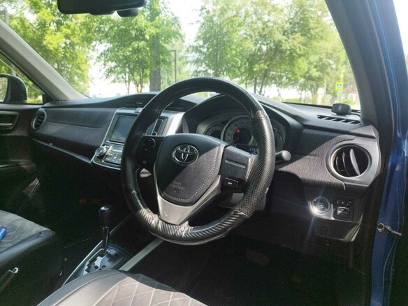 2013 Toyota Corolla Fielder XI (E160, E170, E180), синий, 1250000 рублей - вид 7