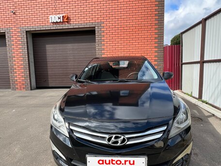 2016 Hyundai Solaris I Рестайлинг, чёрный, 700000 рублей, вид 5