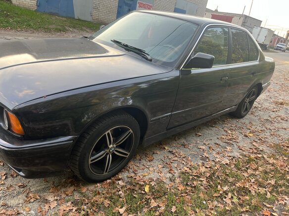 1988 BMW 5 серии 525i III (E34), чёрный, 350000 рублей - вид 8