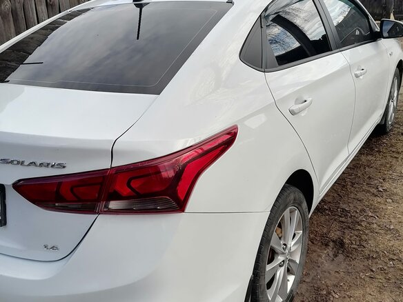 2018 Hyundai Solaris II, белый - вид 2