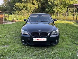 2007 BMW 5 серии 525d V (E60/E61) Рестайлинг, чёрный, 1350000 рублей, вид 2