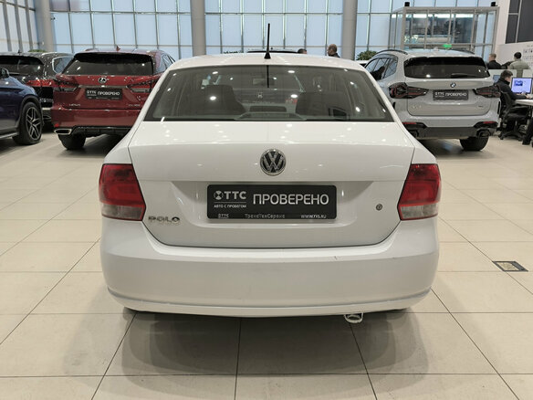 2014 Volkswagen Polo V, белый - вид 5