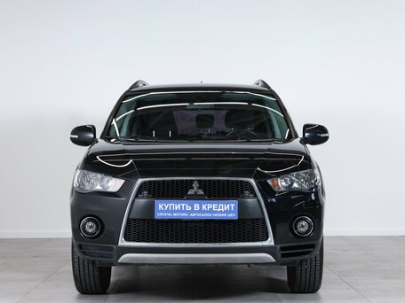 2010 Mitsubishi Outlander II Рестайлинг, чёрный, 1449000 рублей, вид 2
