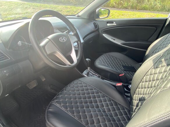 2013 Hyundai Solaris I, белый - вид 6