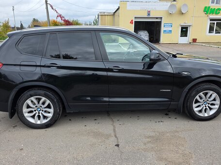 2015 BMW X3 28i xDrive II (F25) Рестайлинг, чёрный, 1850000 рублей, вид 4