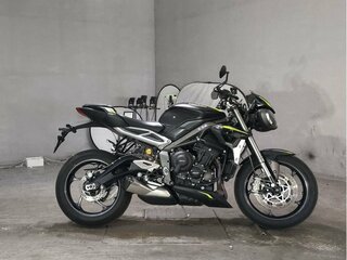 2021 Triumph Street Triple, чёрный, 880000 рублей, вид 1