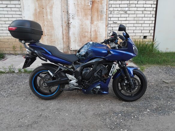 2008 Yamaha FZ6, синий, 450000 рублей
