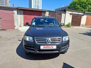 2006 Volkswagen Touareg I, чёрный, 650000 рублей, вид 2