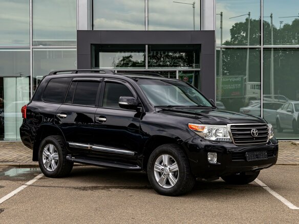 2012 Toyota Land Cruiser 200 Series, чёрный - вид 2