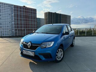 2018 Renault Logan II Рестайлинг, синий, 820000 рублей, вид 1