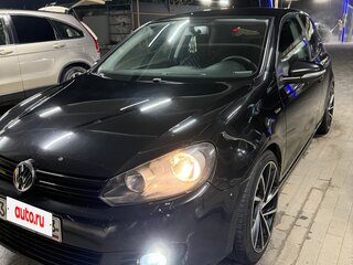 2010 Volkswagen Golf BiFuel VI, чёрный, 630000 рублей, вид 1