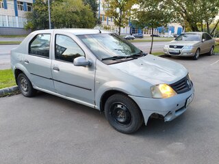 2007 Renault Logan I, серый, 155000 рублей, вид 3