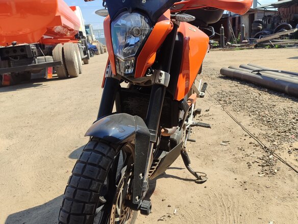 2012 KTM 200 Duke, оранжевый, 250000 рублей - вид 1