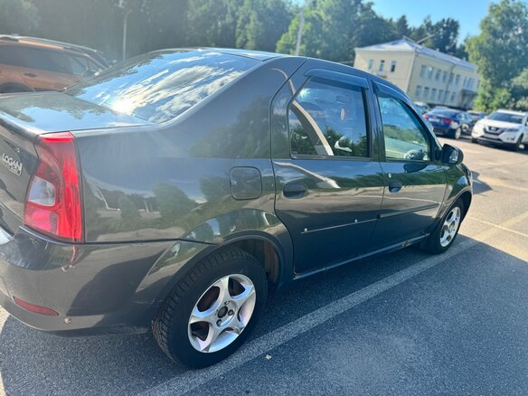 2010 Renault Logan I Рестайлинг, серый, 366000 рублей - вид 8