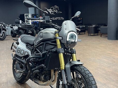 2024 Benelli Leoncino 800 Trail, серебристый, 730000 рублей, вид 5