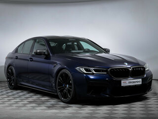 2020 BMW M5 Competition VI (F90) Рестайлинг, синий, 8811099 рублей, вид 3