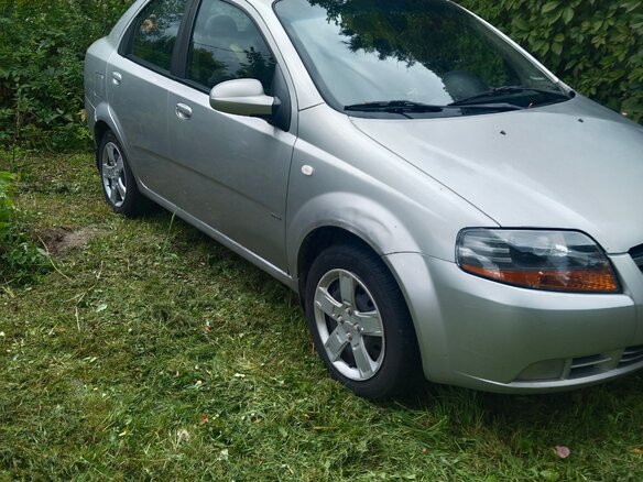 2005 Chevrolet Aveo I, серебристый - вид 3