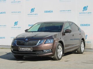 2018 Skoda Octavia III (A7) Рестайлинг, коричневый, 1690000 рублей, вид 1
