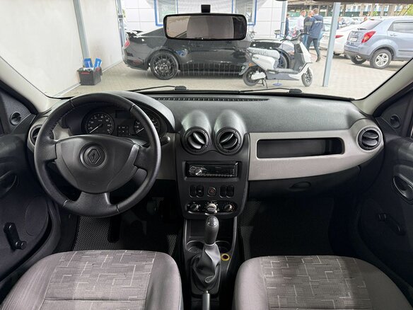 2010 Renault Logan I Рестайлинг, чёрный - вид 9