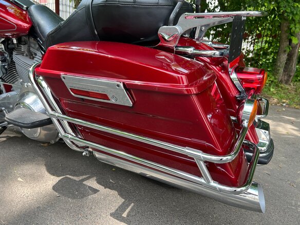 2007 Harley-Davidson Electra Glide, красный, 635000 рублей - вид 9