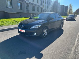 2011 Toyota Corolla X (E140, E150) Рестайлинг, чёрный, 770000 рублей, вид 1