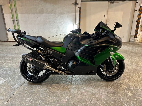 2018 Kawasaki ZZR 1400, зелёный, 1350000 рублей - вид 6
