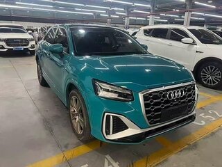 2022 Audi Q2 L 35 TFSI I Рестайлинг, голубой, 1970000 рублей, вид 3