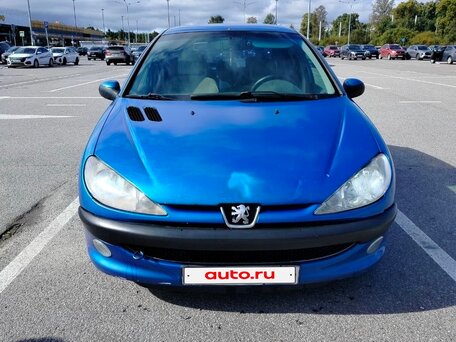 2004 Peugeot 206, синий, 137000 рублей, вид 3