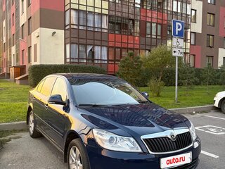 2011 Skoda Octavia II (A5) Рестайлинг, синий, 630000 рублей, вид 1