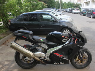2002 Aprilia RSV Mille, чёрный, 400000 рублей, вид 4